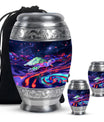 Turtle Theme Large Urn With 2 Keepsake Urn