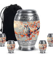 Owl Theme Large Urn With 4 Keepsake Urn