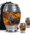 Owl Theme Large Urn With 2 Keepsake Urn