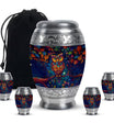 Owl Theme Large Urn With 4 Keepsake Urn