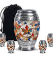 Mapple Leaf Theme Large Urn With 4 Keepsake Urn