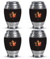 Mapple Leaf Theme 3 Inch Keepsake Pack of 4