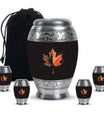 Mapple Leaf Theme Large Urn With 4 Keepsake Urn