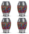 Flowers Theme 3 Inch Keepsake Pack of 4