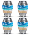 Beach Theme 3 Inch Keepsake Pack of 4