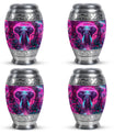 Mamoth Theme 3 Inch Keepsake Pack of 4