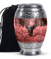 Elephant Theme Large Urn 10 Inch