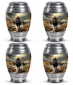 Cowboy Theme 3 Inch Keepsake Pack of 4
