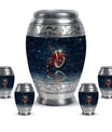 Fishing Theme Large Urn With 4 Keepsake Urn