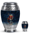 Fishing Theme Large Urn With 1 Keepsake Urn