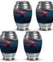 Motorcycle Theme 3 Inch Keepsake Pack of 4
