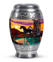 Horse Theme Large Urn 10 Inch