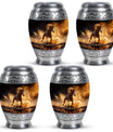 Horse Theme 3 Inch Keepsake Pack of 4