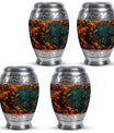 Peacock Theme 3 Inch Keepsake Pack of 4