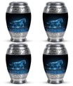 Runing Horse Theme 3 Inch Keepsake Pack of 4