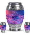 Turtle Theme Large Urn With 2 Keepsake Urn