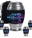 Lion Theme Large Urn With 4 Keepsake Urn