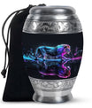 Lion Theme Large Urn 10 Inch