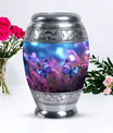 Butterfly On Purple Meadow Urns For Ashes For Adults Size 10inch