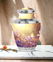 Elegant Butterflies Fly Morning Urn, ideal funeral urns for adult male human ashes, a significant memorial token