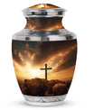 3 inch large Jesus Christ with Holy Cross Classic Urn,