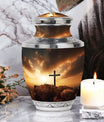 3 inch large Jesus Christ with Holy Cross Classic Urn,