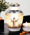 Large Classic Jesus Cross Memorial Urn.