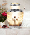 Large Classic Jesus Cross Memorial Urn.