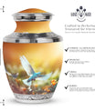 Large Classic Dove Urn for Human Cremation Ashes.