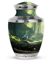 3-inch blue Sparrow cremation urn