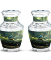 3-inch blue Sparrow cremation urn