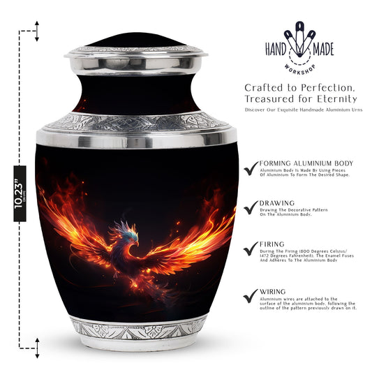 Blue Phoenix Classic Urn for ashes.