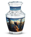 Classic 3-inch Eagle in mountains Cremation Urn.