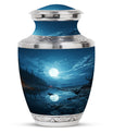 Blue moon urn designed for adult female cremation ashes, can be used as burial urns for human ashes