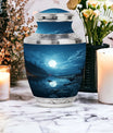 Blue moon urn designed for adult female cremation ashes, can be used as burial urns for human ashes