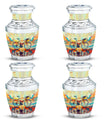 Abstract Cycling Dreams - Bike Urns Funeral Large  Urns