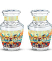 Abstract Cycling Dreams - Bike Urns Funeral Large  Urns