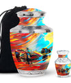 Abstract Racing Dynamics - Car Urns Funeral Large Cremation Urns