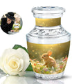 Sunlit Daisy Hopper - Rabbit Urns Funeral Large  Urns