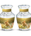 Sunlit Daisy Hopper - Rabbit Urns Funeral Large  Urns