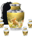 Sunlit Daisy Hopper - Rabbit Urns Funeral Large  Urns