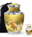 Sunlit Daisy Hopper - Rabbit Urns Funeral Large  Urns
