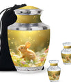 Sunlit Daisy Hopper - Rabbit Urns Funeral Large  Urns
