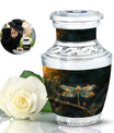 Amber Glide - Dragonfly Urn Large Memorial, Funeral Urn For Ashes