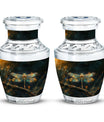 Amber Glide - Dragonfly Urn Large Memorial, Funeral Urn For Ashes