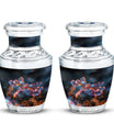 Digital Firefly Elegance - Dragonfly Urn Memorial, Funeral Cremation Urn