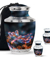 Digital Firefly Elegance - Dragonfly Urn Memorial, Funeral Cremation Urn