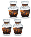 Fiery Dragonfly Dreams - Dragonfly Urn Memorial, Funeral Shape Urn