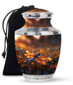 Fiery Dragonfly Dreams - Dragonfly Urn Memorial, Funeral Shape Urn