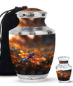 Fiery Dragonfly Dreams - Dragonfly Urn Memorial, Funeral Shape Urn